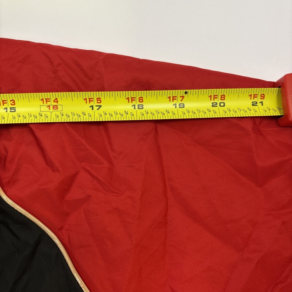 Vtg Pearl Izumi Jacket Mens Size L Black Red Cycling Windbreaker 90s - Picture 8 of 11